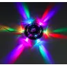 Lampe disco LED tournesol - son activé