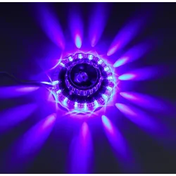 Solsikke LED disco lys - lyd aktiveret