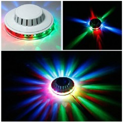 Solsikke LED disco lys - lyd aktiveret