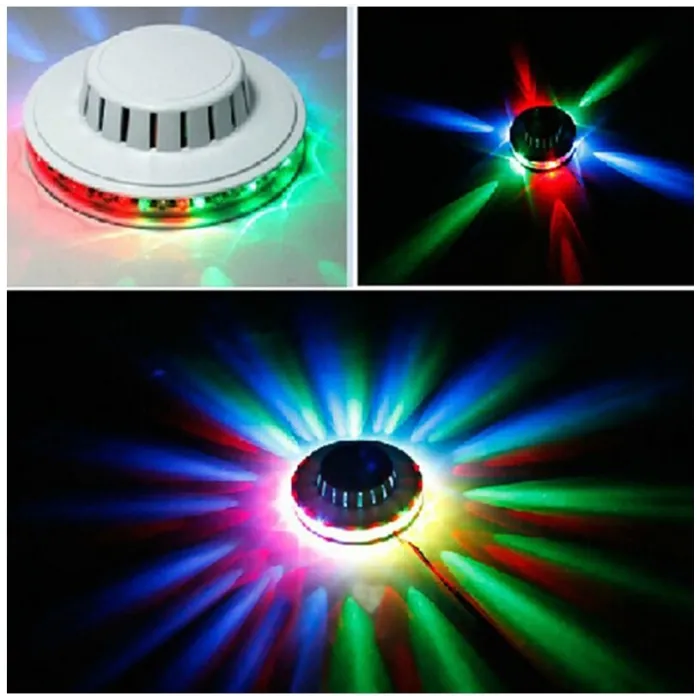 Lampe disco LED tournesol - son activé