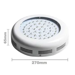 135W - Luz de crescimento LED - 3500 lúmens de espectro completo - ufo - redondo
