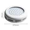 135W - Luz de crescimento LED - 3500 lúmens de espectro completo - ufo - redondo
