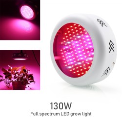 135W - LED-vekstlys - 3500 lumen fullt spekter - ufo - rund