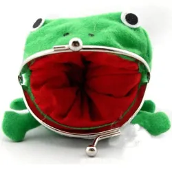 MonederosMonedero infantil con forma de rana - monedero para monedas - peluche