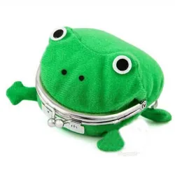 MonederosMonedero infantil con forma de rana - monedero para monedas - peluche