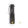 Cree Q5 - mini LED flashlight - torchTorches