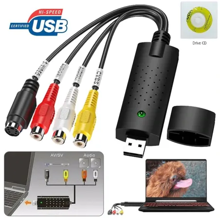 EasyCap USB 2 - adattatore video con audio - acquisizione video - video su usb
