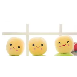 Brinquedo em forma de ervilha com bolas - estojo de pelúcia