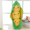 Brinquedo em forma de ervilha com bolas - estojo de pelúcia