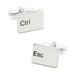 ESC & CTRL klawisze - spinki do mankietów