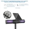 Iluminación solarLámpara solar antimosquitos - exterior - resistente al agua - USB - luz UV