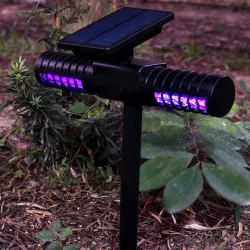 Iluminación solarLámpara solar antimosquitos - exterior - resistente al agua - USB - luz UV