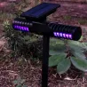 Solar myggedræberlampe - udendørs - vandtæt - USB - UV lys