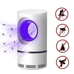 Lâmpada mata-mosquitos elétrica - LED - USB - externa / interna