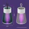 Control de insectosMatamosquitos eléctrico - Lámpara LED / UV - USB / recargable