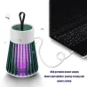 Elektrisk myggedræber - LED / UV-lampe - USB / genopladelig