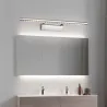 Applique murale LED moderne - lumière miroir - acier inoxydable