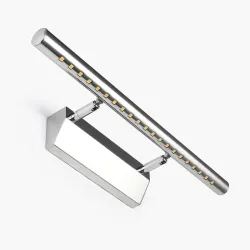 Moderne LED vegglampe - speillys - rustfritt stål