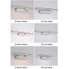 Applique murale LED moderne - lumière miroir - acier inoxydable