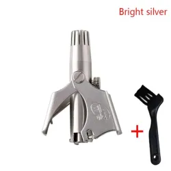 Nose trimmer - manual shaver - waterproof - stainless steel