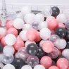 Färgglada mjuka plastkulor - för vattenpooler / lektält - 50 stycken - 100 stycken