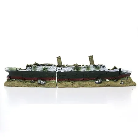 Resin Titanic modell - akvariedekorasjon