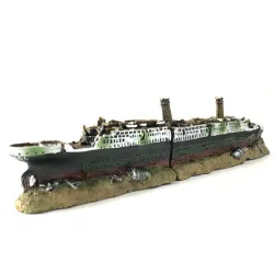 Resin Titanic modell - akvariedekorasjon