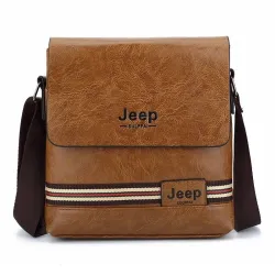 Vintage elegant axel-/crossbodyväska - läder