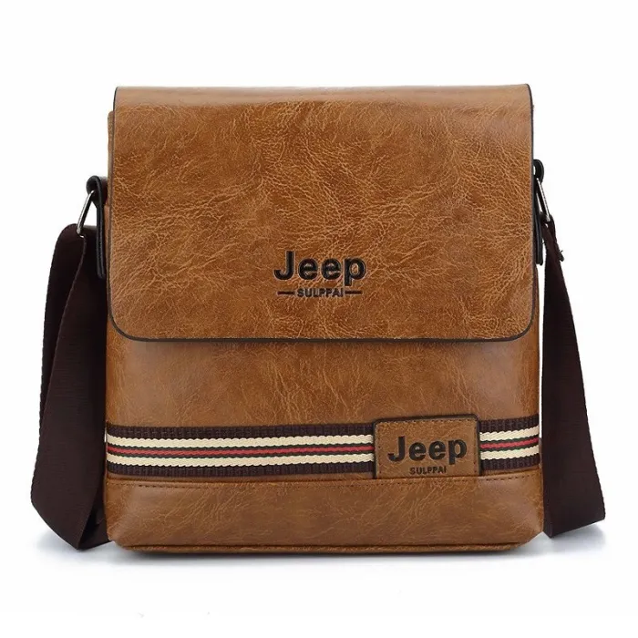 Vintage elegant axel-/crossbodyväska - läder