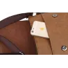Vintage elegant skulder / crossbody taske - læder