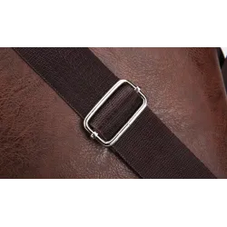 Stylish small shoulder bag - soft leather