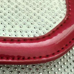Borsa a tracolla piccola alla moda - con strass / tracolla a catena