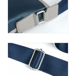 Moderiktig axelväska - läder - vattentät - unisex