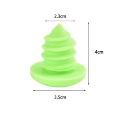Vinflaskepropp - silikonkorker - skrueformet - 5 stk