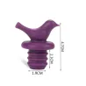 BarTapón para botella de vino - silicona - en forma de pájaro