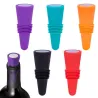 Silicone wine bottle stopper - leak proof - reusable