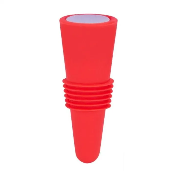 Silicone wine bottle stopper - leak proof - reusable