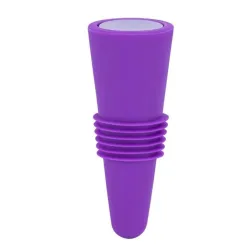 Silicone wine bottle stopper - leak proof - reusable