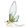 Broche elegante - com libélula / cristais transparentes