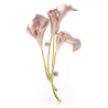 Broche elegante - lírio de 3 flores - com cristais