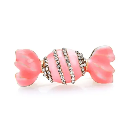 Broche em forma de doce - com strass