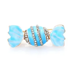 Broche em forma de doce - com strass