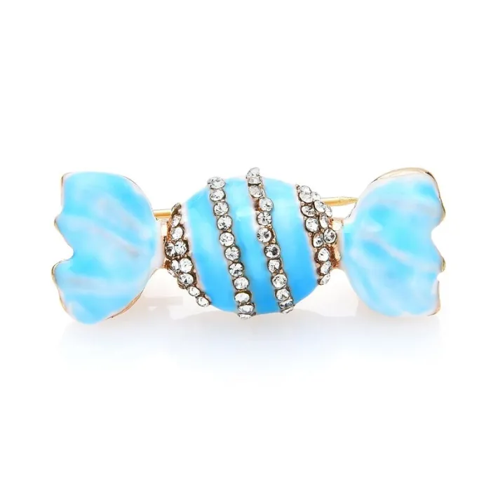 Broche em forma de doce - com strass
