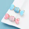 Broche em forma de doce - com strass