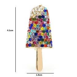 Elegant broche - mousserende ispindeis