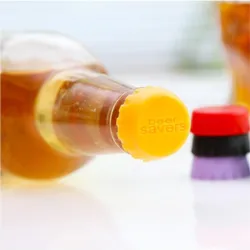 BarTapón de silicona para botella de cerveza - tapón reutilizable - 6 piezas