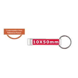 Aluminiumburk/flasköppnare - med nyckelring - gratis anpassad gravyr - 100 st
