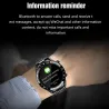 LIGE - luksusowy Smart Watch - okrągły ekran dotykowy - Bluetooth - ciśnienie krwi - wodoodpornyZegarki