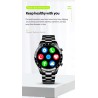LIGE - lussuoso Smart Watch - touch screen a cerchio intero - Bluetooth - pressione sanguigna - impermeabile