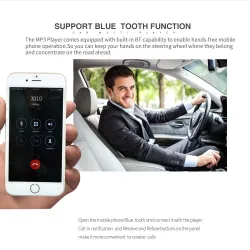 Din 1Autorradio Bluetooth - 1din - AUX - FM / MP3 / WMA / USB / tarjeta SD